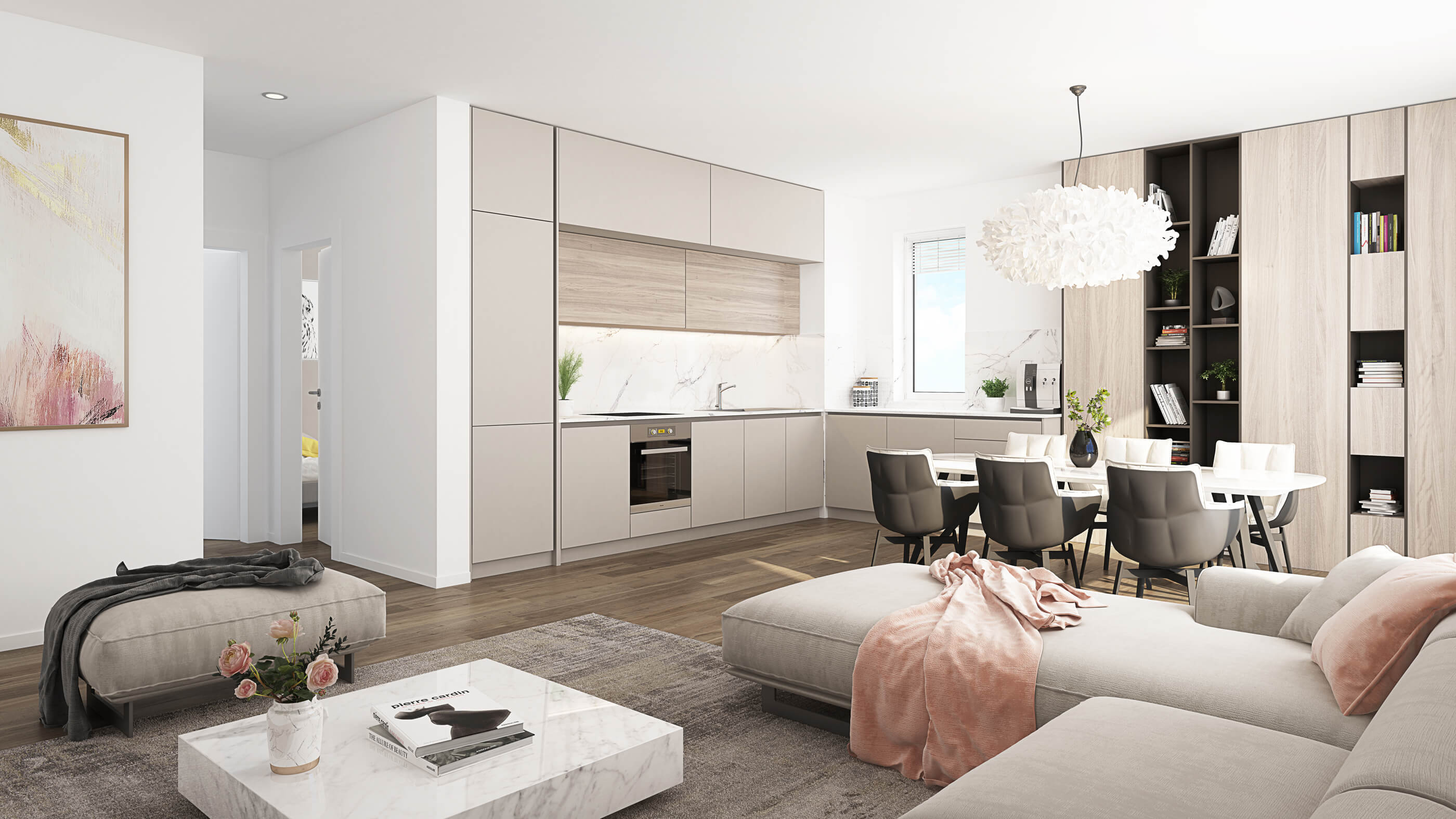 Eigentumswohnungen Tribus Rodenbach - Innenansicht Wohnbereich Eigentumswohnungen Tribus Rodenbach - Innenansicht Wohnbereich